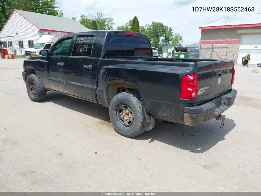 2008 Dodge Dakota St VIN: 1D7HW28K18S552468 Lot: 45222278