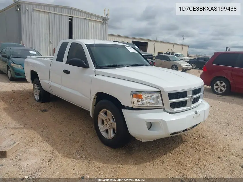2010 Dodge Dakota Bighorn/Lonestar VIN: 1D7CE3BKXAS199438 Lot: 45318925