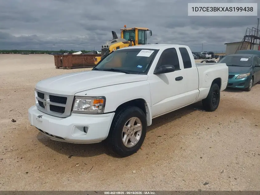 2010 Dodge Dakota Bighorn/Lonestar VIN: 1D7CE3BKXAS199438 Lot: 45318925