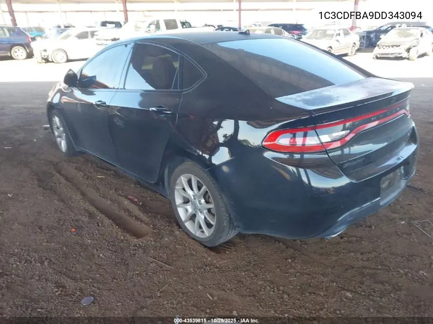 1C3CDFBA9DD343094 2013 Dodge Dart Sxt