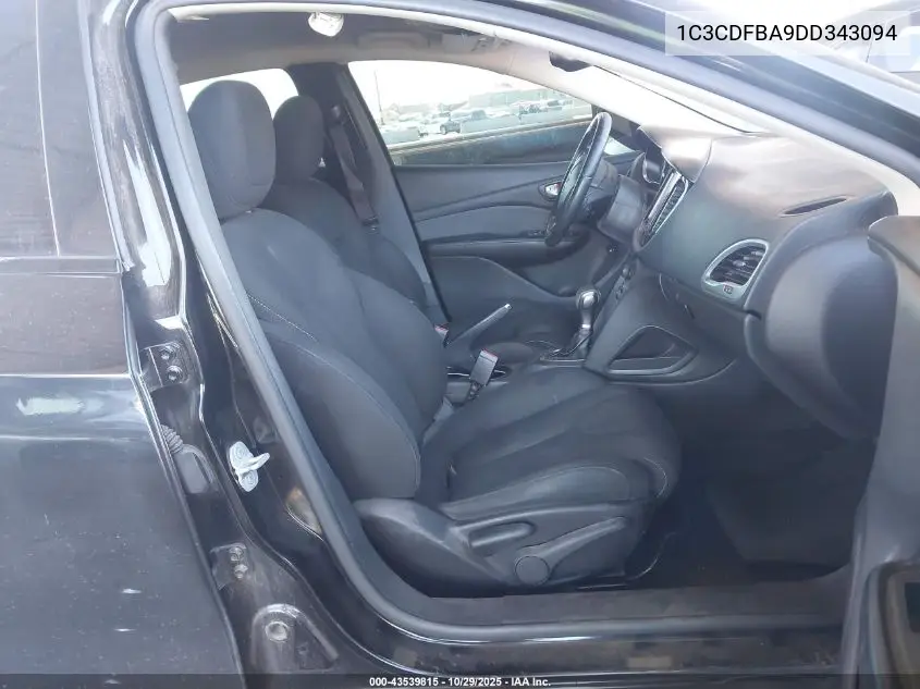 1C3CDFBA9DD343094 2013 Dodge Dart Sxt
