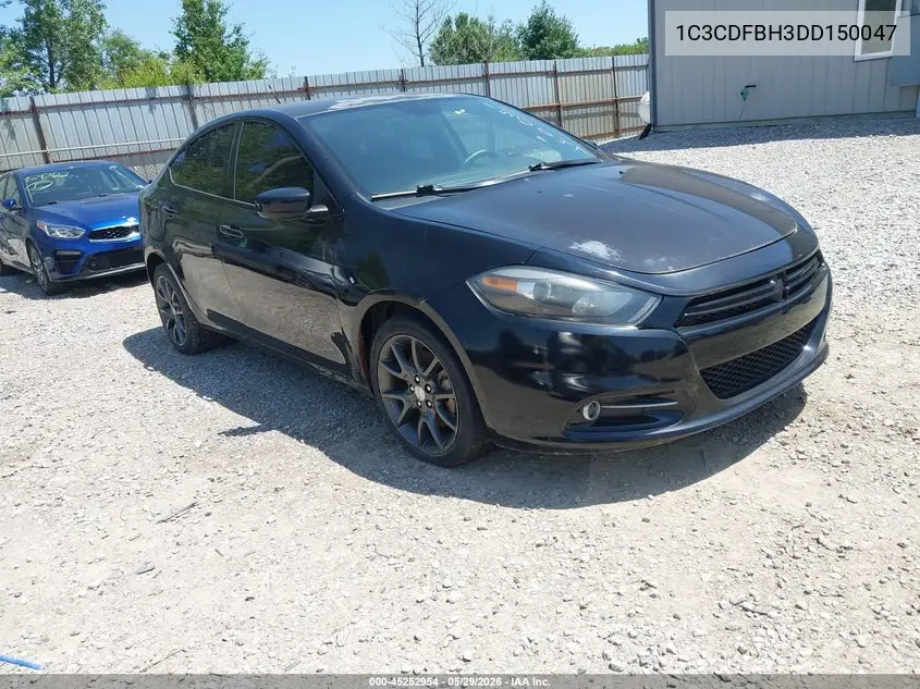 2013 Dodge Dart Rallye VIN: 1C3CDFBH3DD150047 Lot: 45252954