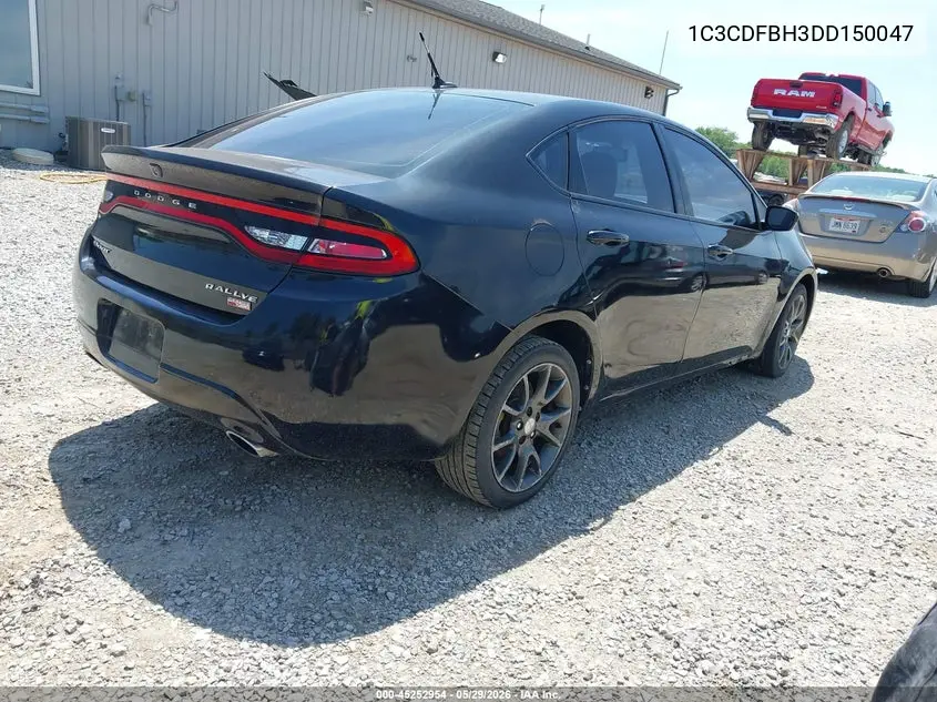 2013 Dodge Dart Rallye VIN: 1C3CDFBH3DD150047 Lot: 45252954