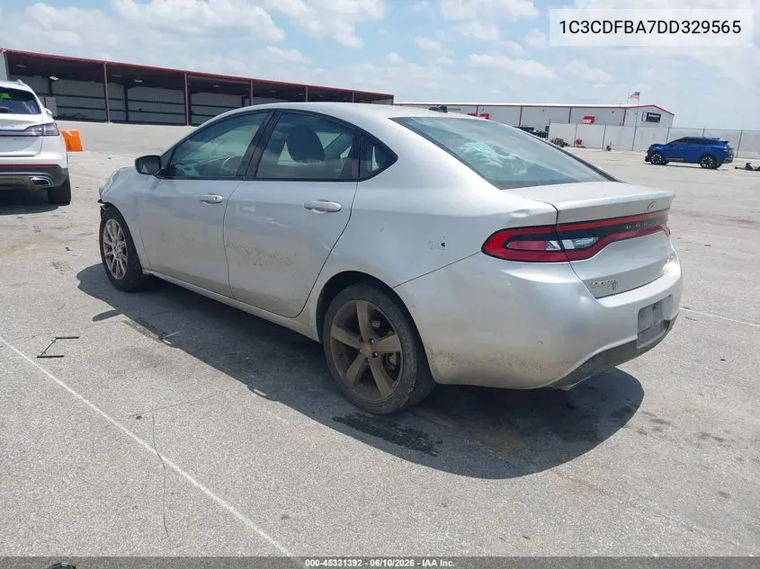 2013 Dodge Dart Sxt VIN: 1C3CDFBA7DD329565 Lot: 45331392