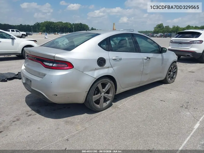 2013 Dodge Dart Sxt VIN: 1C3CDFBA7DD329565 Lot: 45331392