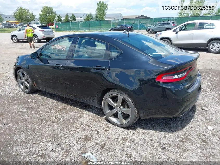 2013 Dodge Dart Gt VIN: 1C3CDFCB7DD325359 Lot: 45398639