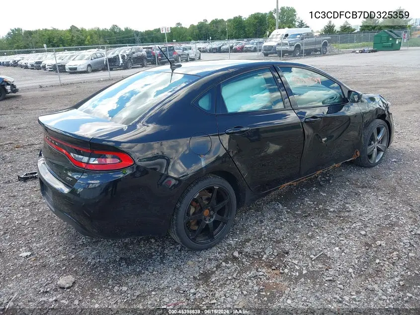 2013 Dodge Dart Gt VIN: 1C3CDFCB7DD325359 Lot: 45398639