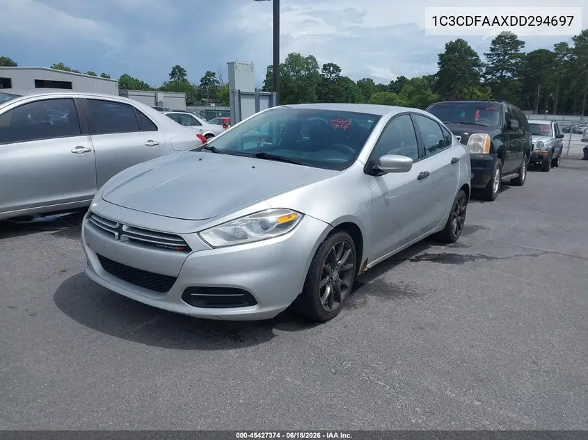 2013 Dodge Dart Se VIN: 1C3CDFAAXDD294697 Lot: 45427374