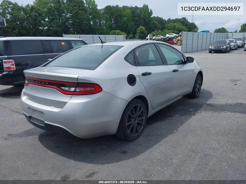 2013 Dodge Dart Se VIN: 1C3CDFAAXDD294697 Lot: 45427374