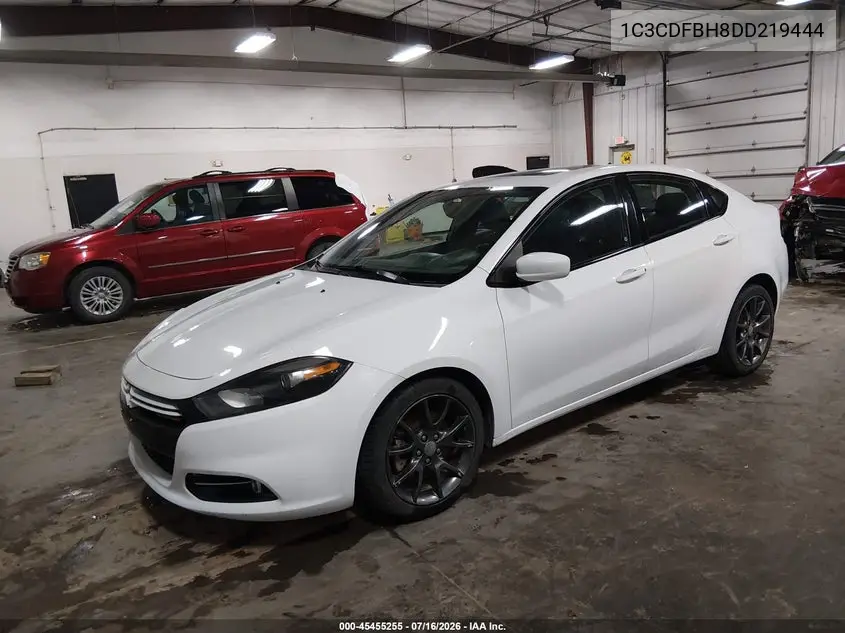 2013 Dodge Dart Rallye VIN: 1C3CDFBH8DD219444 Lot: 45455255