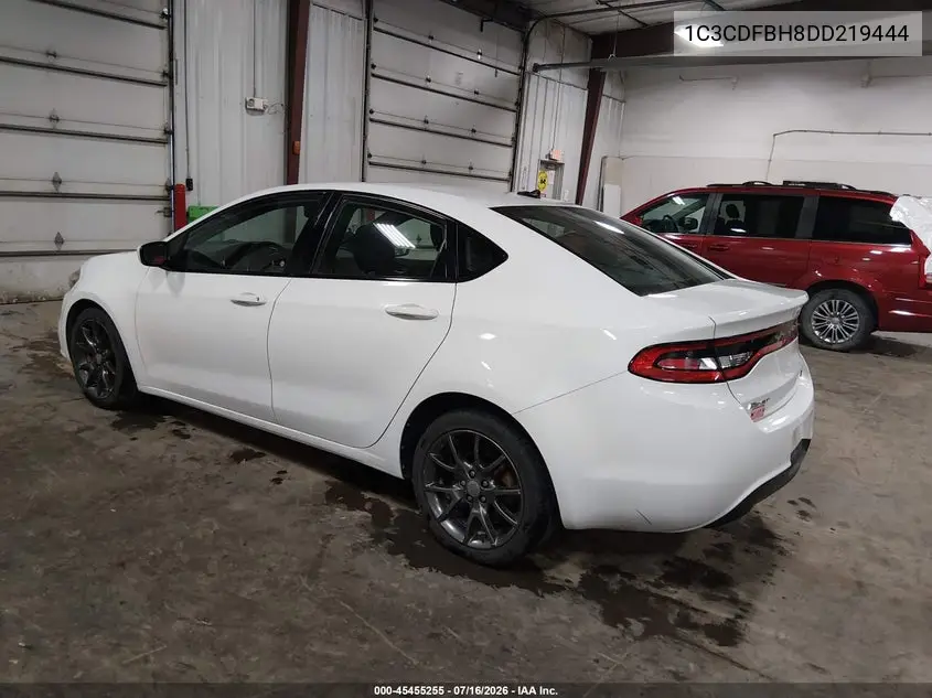 2013 Dodge Dart Rallye VIN: 1C3CDFBH8DD219444 Lot: 45455255
