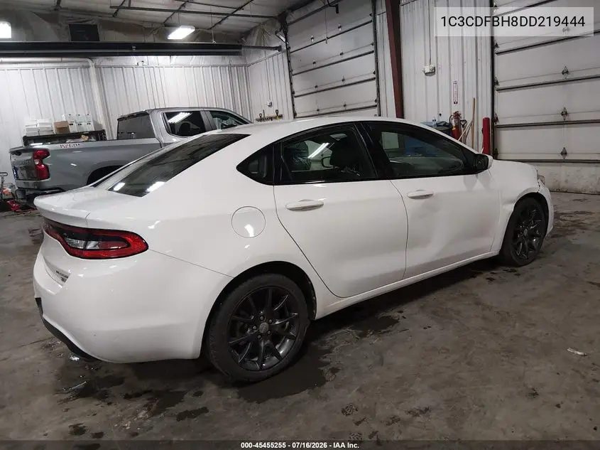 2013 Dodge Dart Rallye VIN: 1C3CDFBH8DD219444 Lot: 45455255