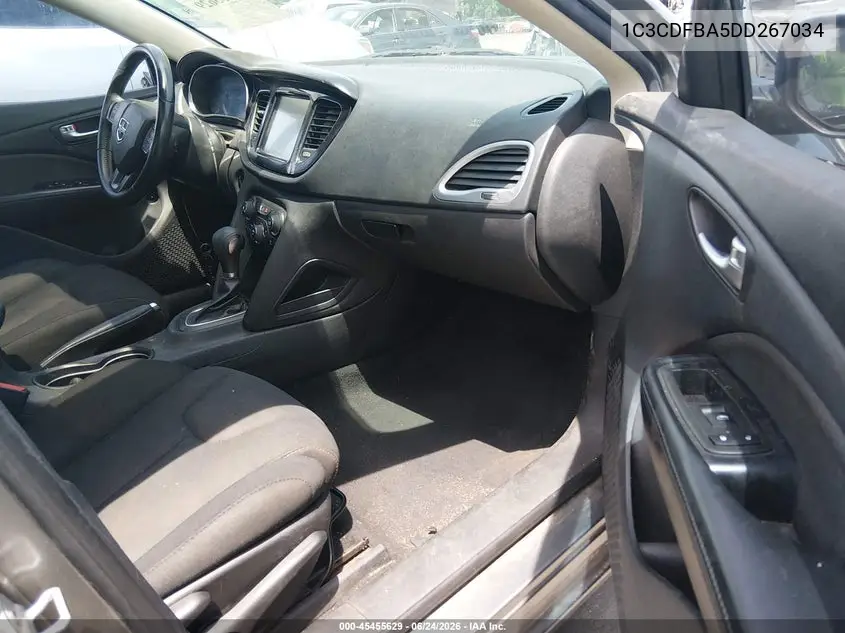 2013 Dodge Dart Sxt VIN: 1C3CDFBA5DD267034 Lot: 45455629