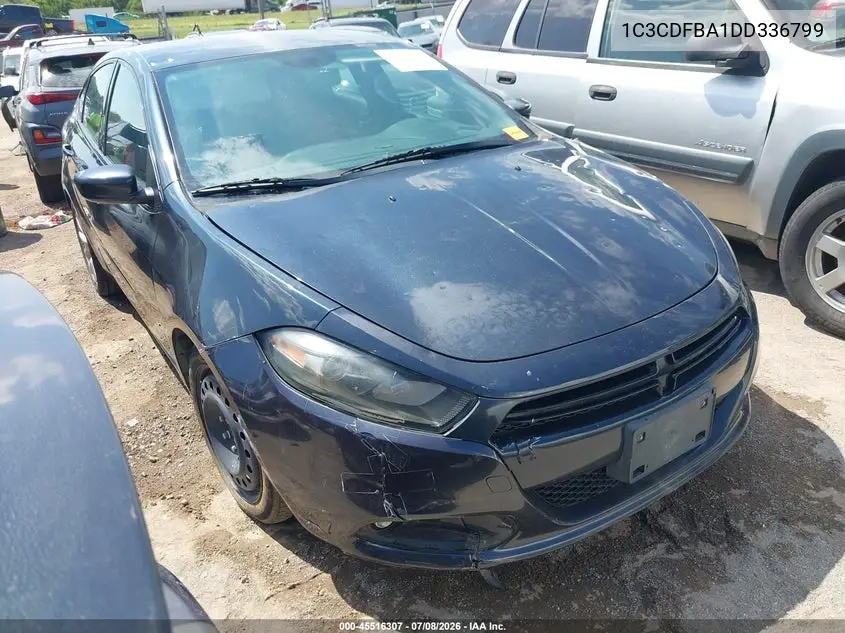 2013 Dodge Dart Sxt VIN: 1C3CDFBA1DD336799 Lot: 45516307
