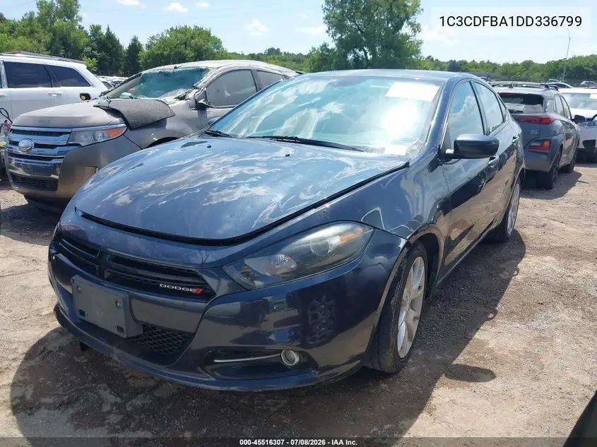 2013 Dodge Dart Sxt VIN: 1C3CDFBA1DD336799 Lot: 45516307