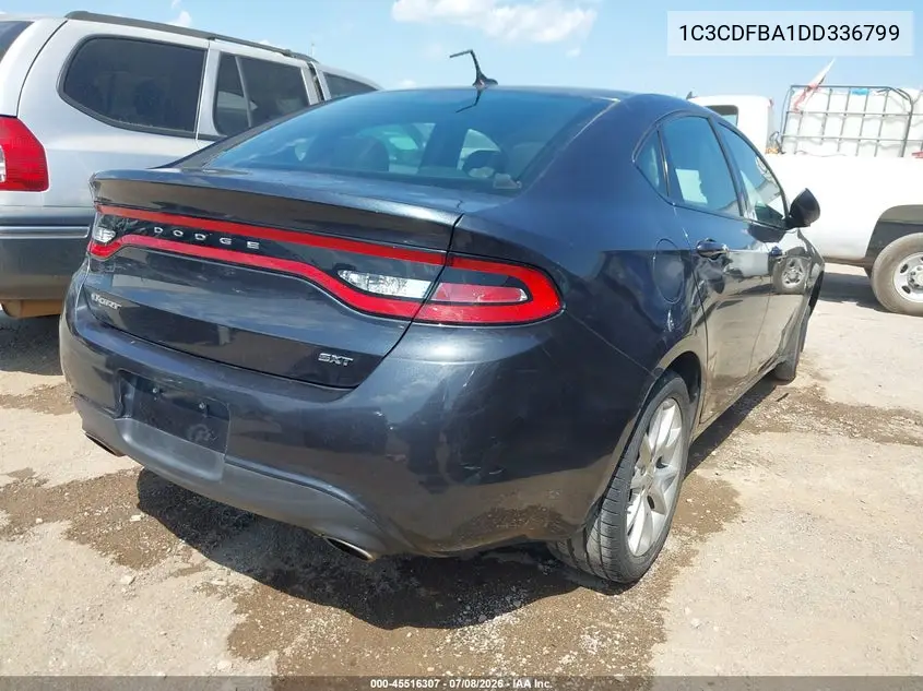2013 Dodge Dart Sxt VIN: 1C3CDFBA1DD336799 Lot: 45516307