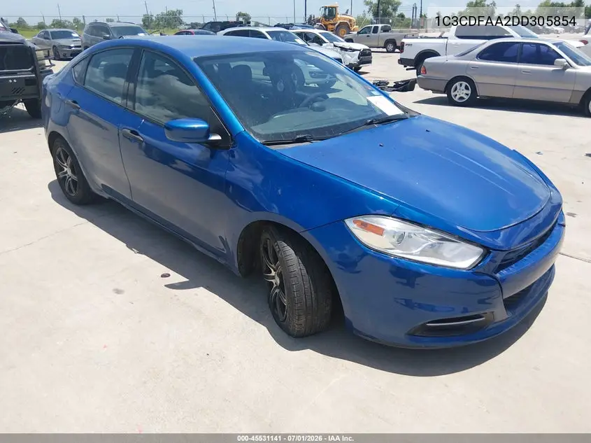 2013 Dodge Dart Se VIN: 1C3CDFAA2DD305854 Lot: 45531141