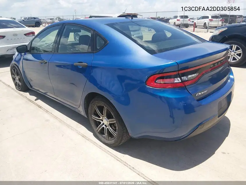 2013 Dodge Dart Se VIN: 1C3CDFAA2DD305854 Lot: 45531141