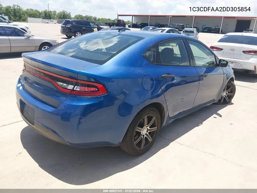 2013 Dodge Dart Se VIN: 1C3CDFAA2DD305854 Lot: 45531141
