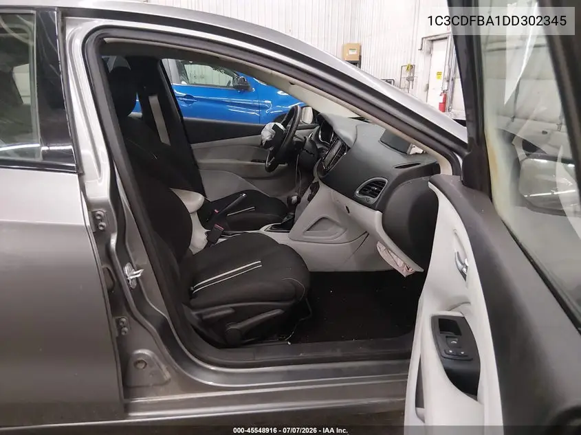 2013 Dodge Dart Sxt VIN: 1C3CDFBA1DD302345 Lot: 45548916