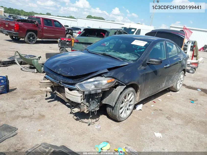 2013 Dodge Dart Limited VIN: 1C3CDFCH1DD199441 Lot: 45553291