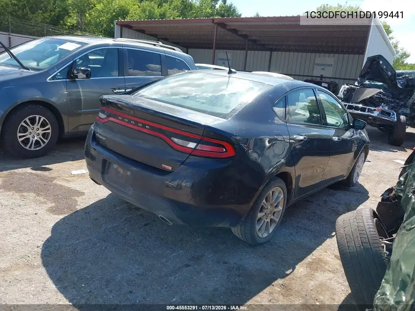 2013 Dodge Dart Limited VIN: 1C3CDFCH1DD199441 Lot: 45553291