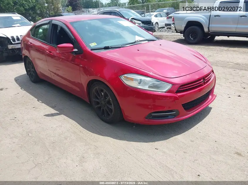 2013 Dodge Dart Aero VIN: 1C3CDFAH8DD292072 Lot: 45558613