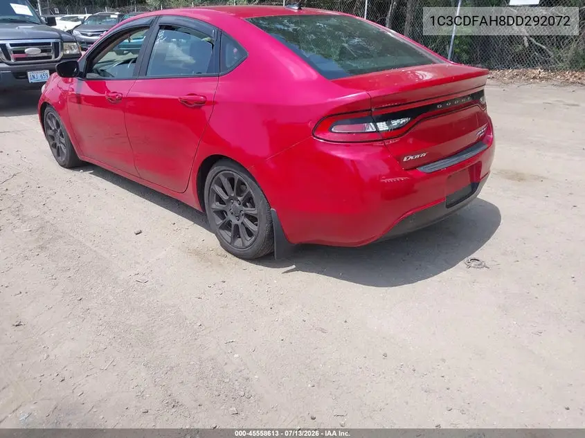 2013 Dodge Dart Aero VIN: 1C3CDFAH8DD292072 Lot: 45558613