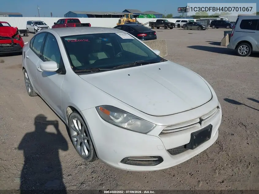 2013 Dodge Dart Sxt VIN: 1C3CDFBH4DD701067 Lot: 45582052