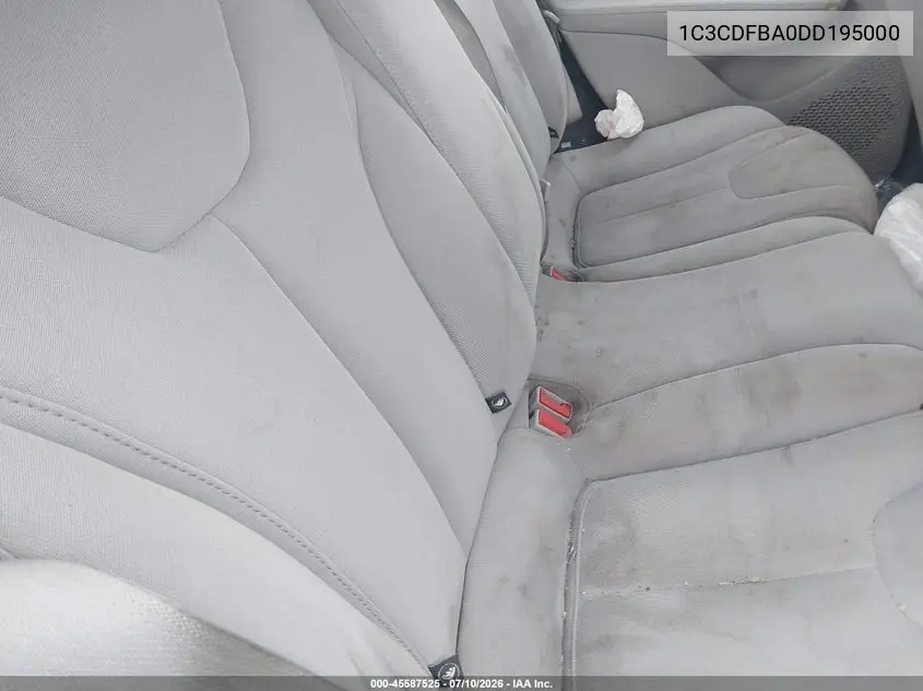 2013 Dodge Dart Sxt VIN: 1C3CDFBA0DD195000 Lot: 45587525