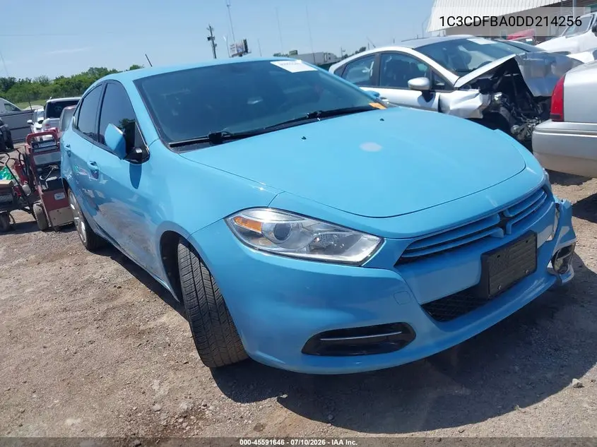 2013 Dodge Dart Sxt VIN: 1C3CDFBA0DD214256 Lot: 45591646