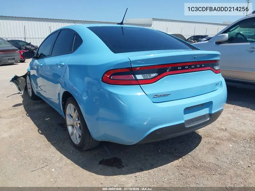 2013 Dodge Dart Sxt VIN: 1C3CDFBA0DD214256 Lot: 45591646