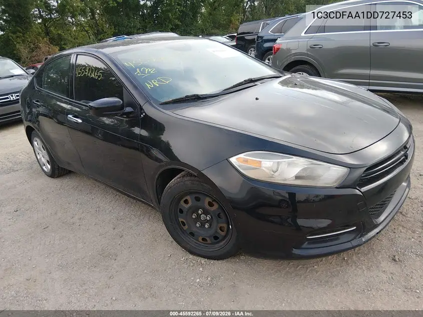 2013 Dodge Dart Se VIN: 1C3CDFAA1DD727453 Lot: 45592265