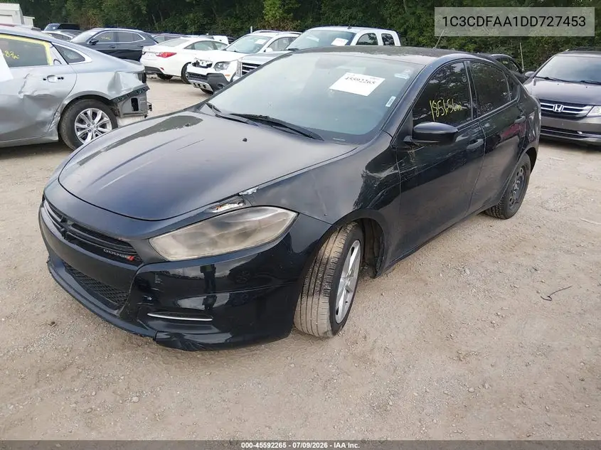 2013 Dodge Dart Se VIN: 1C3CDFAA1DD727453 Lot: 45592265