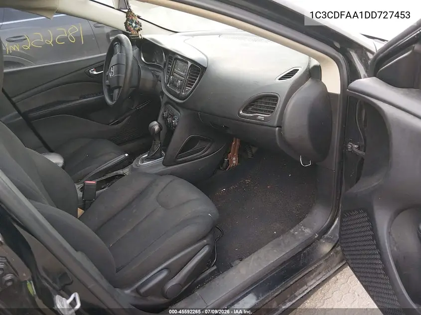 2013 Dodge Dart Se VIN: 1C3CDFAA1DD727453 Lot: 45592265