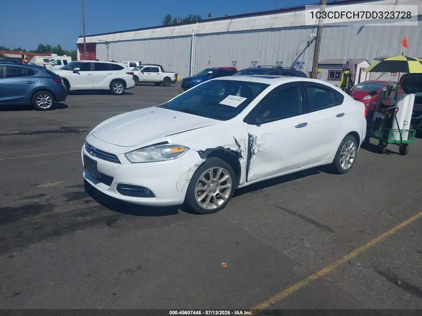 2013 Dodge Dart Limited VIN: 1C3CDFCH7DD323728 Lot: 45607446