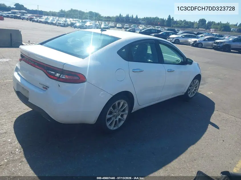 2013 Dodge Dart Limited VIN: 1C3CDFCH7DD323728 Lot: 45607446