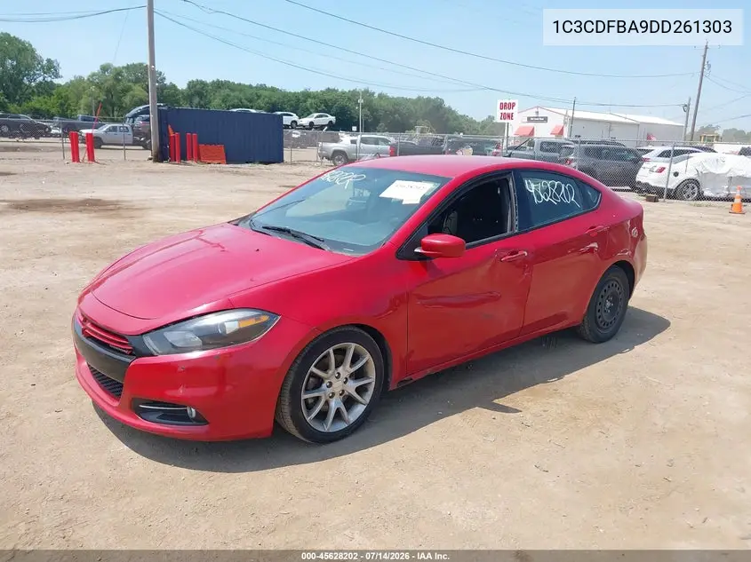 2013 Dodge Dart Rallye VIN: 1C3CDFBA9DD261303 Lot: 45628202