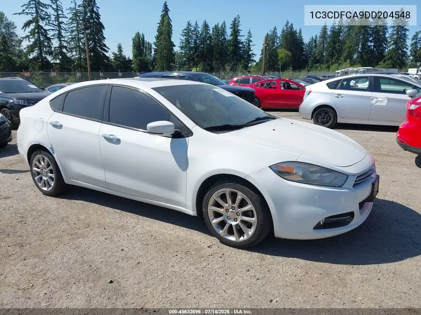 2013 Dodge Dart Limited VIN: 1C3CDFCA9DD204548 Lot: 45633696