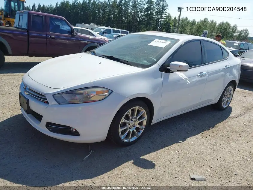 2013 Dodge Dart Limited VIN: 1C3CDFCA9DD204548 Lot: 45633696