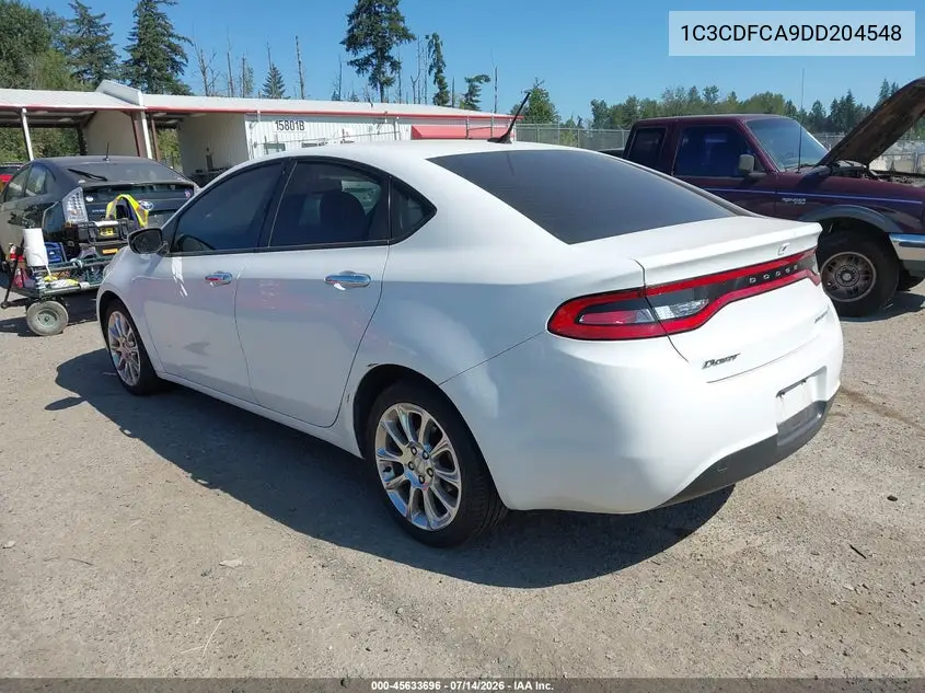 2013 Dodge Dart Limited VIN: 1C3CDFCA9DD204548 Lot: 45633696