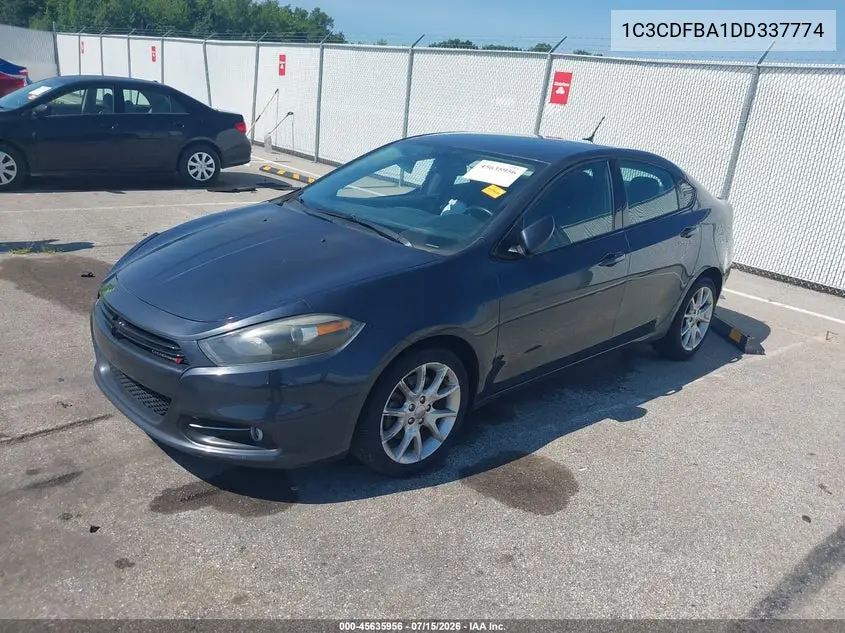 2013 Dodge Dart Sxt VIN: 1C3CDFBA1DD337774 Lot: 45635956