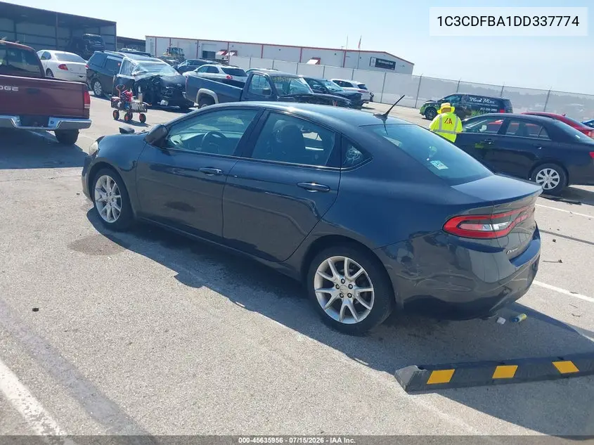 2013 Dodge Dart Sxt VIN: 1C3CDFBA1DD337774 Lot: 45635956