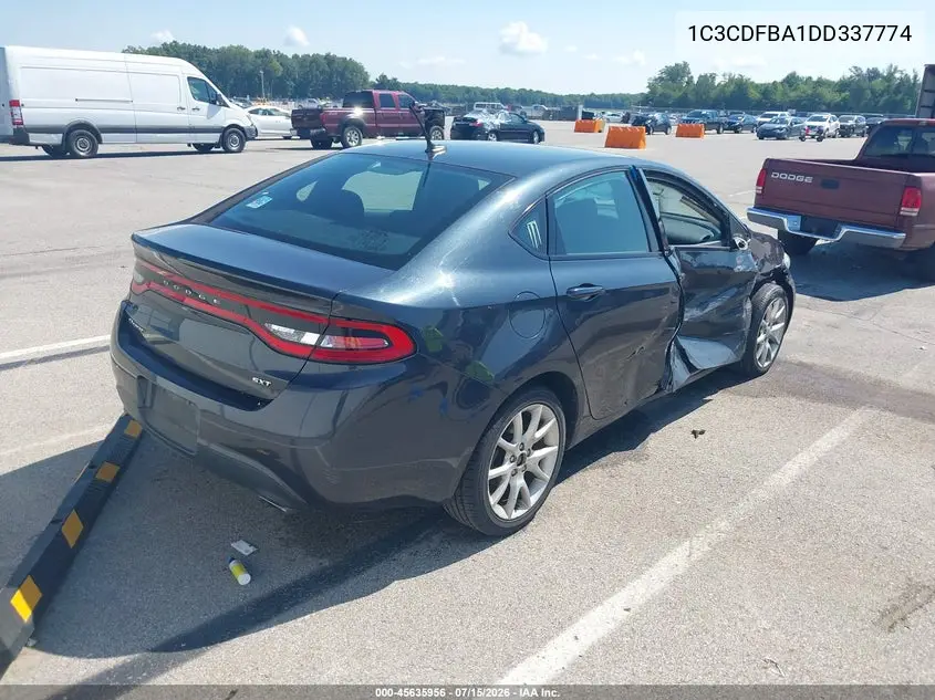 2013 Dodge Dart Sxt VIN: 1C3CDFBA1DD337774 Lot: 45635956