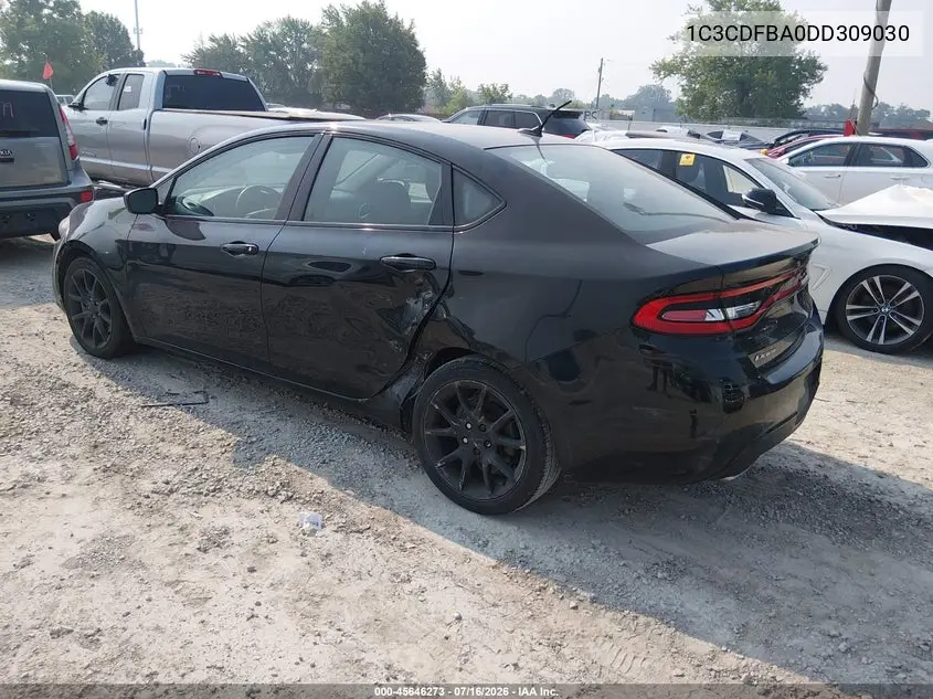 2013 Dodge Dart Sxt VIN: 1C3CDFBA0DD309030 Lot: 45646273