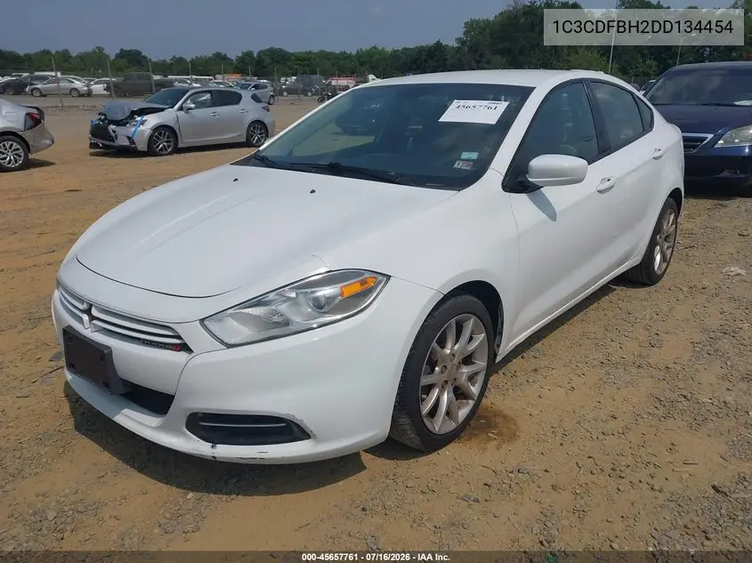 2013 Dodge Dart Sxt VIN: 1C3CDFBH2DD134454 Lot: 45657761