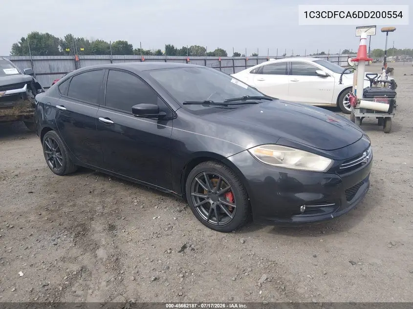 2013 Dodge Dart Limited VIN: 1C3CDFCA6DD200554 Lot: 45662187