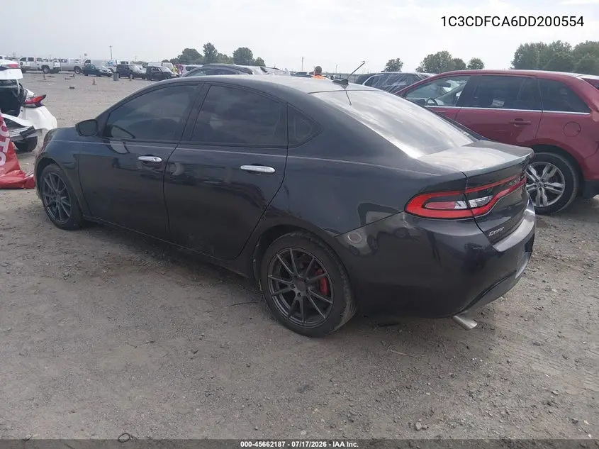 2013 Dodge Dart Limited VIN: 1C3CDFCA6DD200554 Lot: 45662187