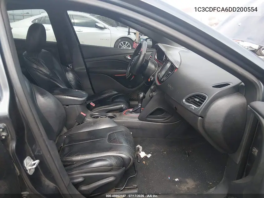 2013 Dodge Dart Limited VIN: 1C3CDFCA6DD200554 Lot: 45662187