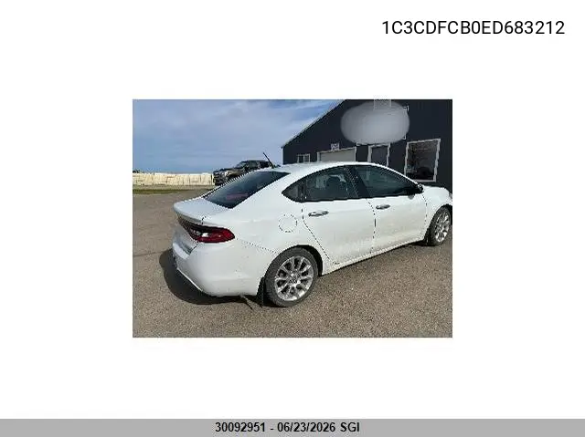 2014 Dodge Dart Limited VIN: 1C3CDFCB0ED683212 Lot: 30092951